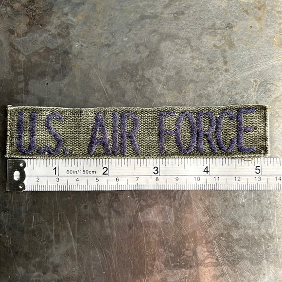 U.S. AIR FORCE embroidered tape patch - Vintage - Picture 8 of 10